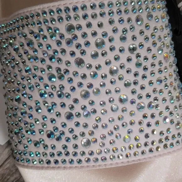 Women's Rhinestone Slides, Sandals - Picture 2 of 5